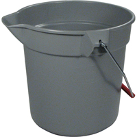 Brute<sup>®</sup> Bucket, 2.5 US Gal. (10 qt.) Capacity, Grey NB853 | Office Plus