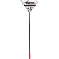 Excavator™ Fan Rake, 24" Blade, 24 Tines, Fiberglass Handle, Steel Blade NE482 | Office Plus