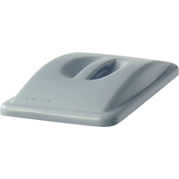 Slim Jim<sup>®</sup> Handle Top, Flat Lid, Plastic, Fits Container Size: 20-3/8" x 11-5/16" NG269 | Office Plus