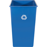 Recycling Station Container , Bulk, Plastic, 35 US gal. NH779 | Office Plus