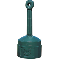 Smoker’s Cease-Fire<sup>®</sup> Cigarette Butt Receptacle, Free-Standing, Plastic, 4 US gal. Capacity, 38-1/2" Height NI695 | Office Plus