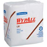 WypAll<sup>®</sup> L20 Single-Use Towels, All-Purpose, 12-1/2" L x 12" W NJJ030 | Office Plus