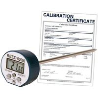 Thermometer with ISO Certificate, Contact, Digital, -40-450°F (-40-230°C) NJW125 | Office Plus