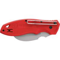 FastBack™ Hawk Bill Folding Knife, 2-1/4" Blade, Stainless Steel Blade, Plastic Handle NKB804 | Office Plus