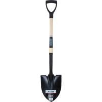 Round Point Shovel, Tempered Steel Blade, Hardwood, D-Grip Handle NN243 | Office Plus