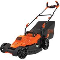 Lawn Mower with Comfort Grip Handle, Push Walk-Behind, Electric, 17" Cutting Width NO658 | Office Plus