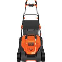 Lawn Mower with Comfort Grip Handle, Push Walk-Behind, Electric, 17" Cutting Width NO658 | Office Plus