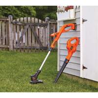 Max* String Trimmer/Edger & Hard Surface Sweeper Combo Kit, 10", Battery Powered, 20 V NO692 | Office Plus
