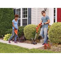 Max* String Trimmer/Edger & Hard Surface Sweeper Combo Kit, 10", Battery Powered, 20 V NO693 | Office Plus