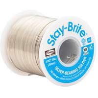 Stay-Brite<sup>®</sup> Solders, Lead-Free, 96% Tin 4% Silver, Solid Core, 0.09375" Dia. NT230 | Office Plus