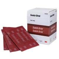 Scotch-Brite™ 7447 Hand Pads, Aluminum Oxide, 9" x 6", Very Fine Grit NU902 | Office Plus