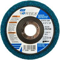 Vortex Non-Woven Disc, 4-1/2" Dia. x 1/2" W, 7/8" Arbor, Aluminum Oxide NV163 | Office Plus