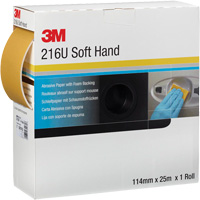 Precut Soft Hand Rolls, P320, Aluminum Oxide, 4-1/2" W x 27-1/3 yd. L NV623 | Office Plus