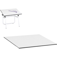 Dessus pour table à dessin réglable Vista, 48" la x 3/4" h, Blanc OA910 | Office Plus