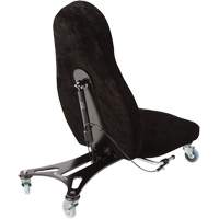 Flex 2™ Ergonomic Welding Chair, Mobile, Adjustable, 30", Fabric Seat, Black/Grey OP274 | Office Plus