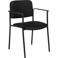 Stacking Chairs, Fabric, 32" High, 300 lbs. Capacity, Black OP317 | Office Plus