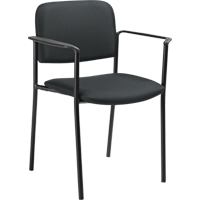 Stacking Chairs, Fabric, 32" High, 300 lbs. Capacity, Charcoal OP318 | Office Plus