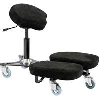 VEGA Welding Grade Ergonomic Chair, Suede, Black, 300 lbs. Capacity OP509 | Office Plus