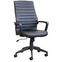 Activ™ A-128 Office Chair, Polyurethane, Black, 250 lbs. Capacity OP796 | Office Plus