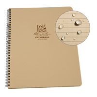 Side-Spiral Notebook, Soft Cover, Tan, 64 Pages, 4-5/8" W x 7" L OQ411 | Office Plus