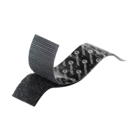 Ruban d'attaches de calibre professionnel, Boucle et crochet, 25 vg x 2", Adhésif, Noir OQ523 | Office Plus