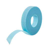 One-Wrap<sup>®</sup> Cable Management Tape, Hook & Loop, 25 yds x 3/4", Self-Grip, Aqua OQ537 | Office Plus