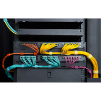 Ruban pour gestion des câbles One-Wrap<sup>MD</sup>, Boucle et crochet, 25 vg x 3/4", Auto-aggripant, Aqua OQ537 | Office Plus