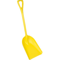Food Processing Shovel, 13" x 17" Blade, 42-1/2" Length, Plastic, Yellow OQ649 | Office Plus