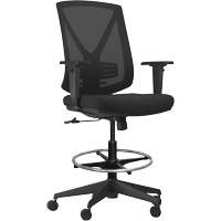 Activ™ Series Synchro-Tilt Adjustable Chair, Fabric/Mesh, Black, 275 lbs. Capacity OQ961 | Office Plus