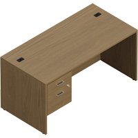Newland Single Pedestal Desk OR446 | Office Plus