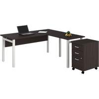 Newland "L" Shaped Desk with Pedestal OR447 | Office Plus