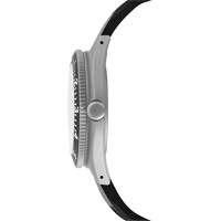 Montre Steel Navigator sur ensemble bracelet en caoutchouc noir de trois morceaux, Numérique, À piles, 41 mm, Noir OR481 | Office Plus