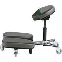STAG4 Adjustable Kneeling Chair, Vinyl, Black/Grey OR511 | Office Plus