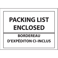 Pochettes pour bordereau d'expédition, 4" lo x 5" la, Style Insertion par l'arrière PB244 | Office Plus