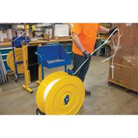Strapping Dispenser, Polyester/Steel/Polypropylene Straps, 16"/8" Core Dia., 3"/8"/6" Roll Width PE555 | Office Plus