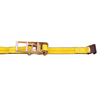 Ratchet Straps, Flat Hook, 3" W x 30' L, 5400 lbs. (2450 kg) Working Load Limit PE951 | Office Plus