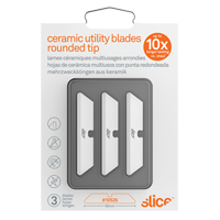 Slice™ Rounded Tip Replacement Blades for Ceramic Utility Knife, Single Style PF809 | Office Plus
