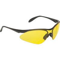 JS410 Safety Glasses, Yellow Lens, Anti-Fog/Anti-Scratch Coating, CSA Z94.3 SAI982 | Office Plus