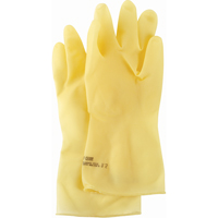 Featherweight Plus Gloves, Size Medium/8, 13" L, Rubber Latex, 17-mil SAJ550 | Office Plus