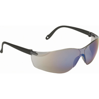 401 Safety Glasses, Blue/Mirror Lens, Anti-Scratch Coating, ANSI Z87+/CSA Z94.3 SAK483 | Office Plus
