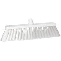 Large Particle Push Broom Head, 2-1/2", Polyester, White SAL505 | Office Plus
