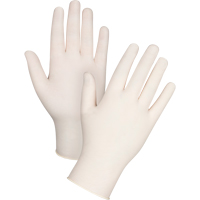 Premium Sensitive Skin Examination Gloves, Medium, Latex, 4-mil, Powdered, Natural SAP340 | Office Plus