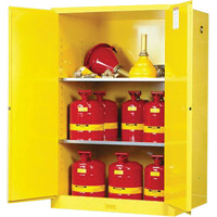 Sure-Grip<sup>®</sup> Ex Flammable Storage Cabinets, 90 Gal., 2 Door, 43" W x 65" H x 34" D SAQ026 | Office Plus