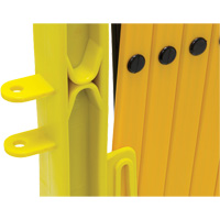 Xpandit Barricade, 36" H x 11.5' L, Black/Yellow SAQ195 | Office Plus