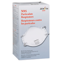 Respirateur contre les particules, N95, Certifié NIOSH, Moyen/grand SAS497 | Office Plus