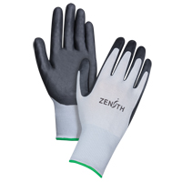 Lightweight Breathable Coated Gloves, 8/Medium, Foam Nitrile Coating, 13 Gauge, Polyester Shell SBA613 | Office Plus