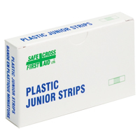 Junior Strips Bandages, Rectangular/Square, 1-1/2", Plastic, Non-Sterile SDS868 | Office Plus