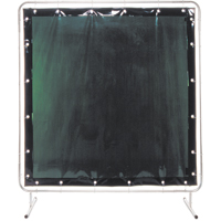 Welding Screen and Frame, 2 Panels, Green, 5' x 3' SF005 | Office Plus