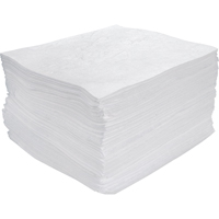 Meltblown Sorbent Pads, Oil Only, 15" x 17", 30 gal. Absorbancy SEH942 | Office Plus