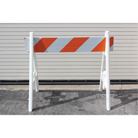 Barricades, A-Frame, 28.6" L x 40" H, Orange/White SEK532 | Office Plus